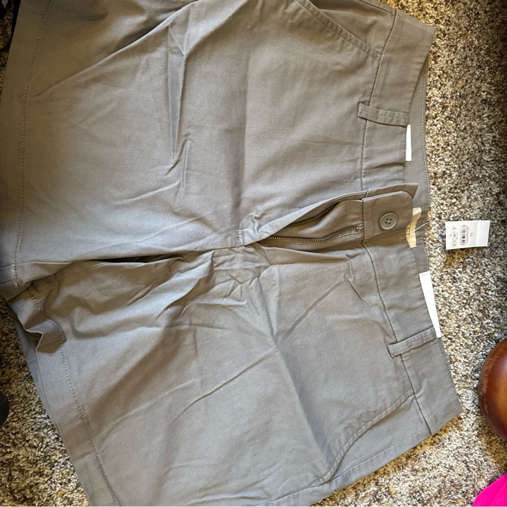 LOFT Taupe Casual Shorts